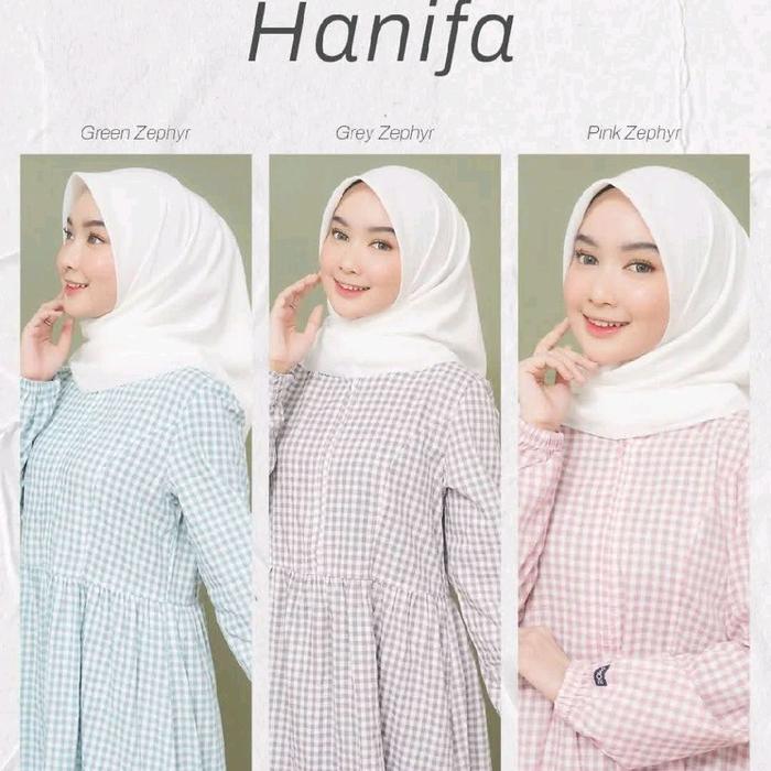 Gamis Hanifa cantik dan elegan by upmore