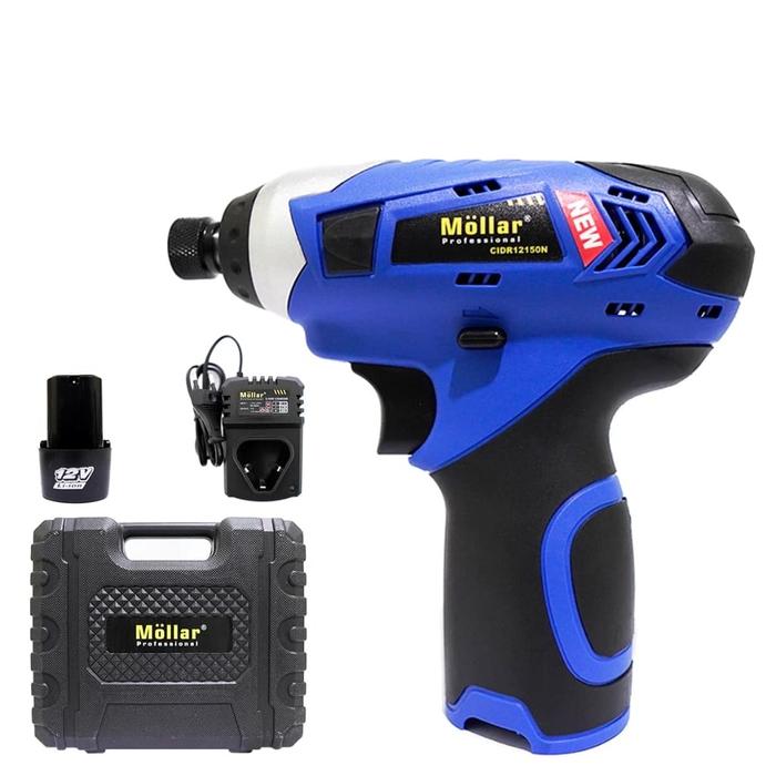 MOLLAR CIDR12150 Bor Obeng Cordless Impact Driver 12v