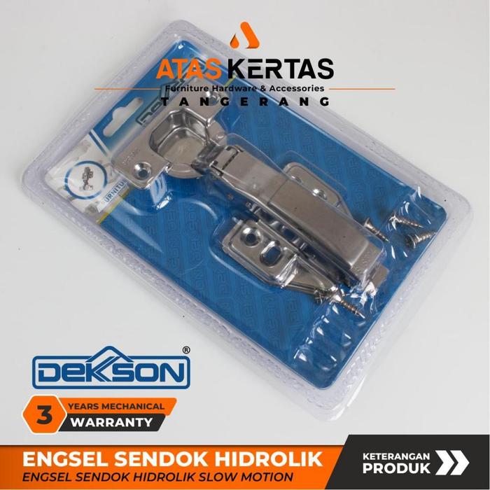 dekkson engsel sendok stainless 304 tahan karat slowmotion pintu kitchen set soft closing dekson