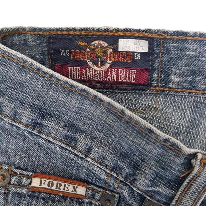Bawahan  Forex jeans the american blue celana panjang denim pria Dewasa Hitam Surfing Distro Cowok K