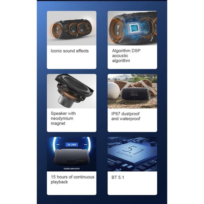 JBL Xtreme 3 Bluetooth Speaker - Portable, Waterproof IP67