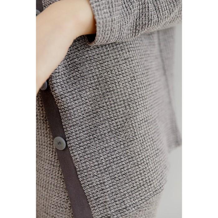Setelan Knit Rajut Wanita Terbaru Cardigan Celana Kulot Busui XL