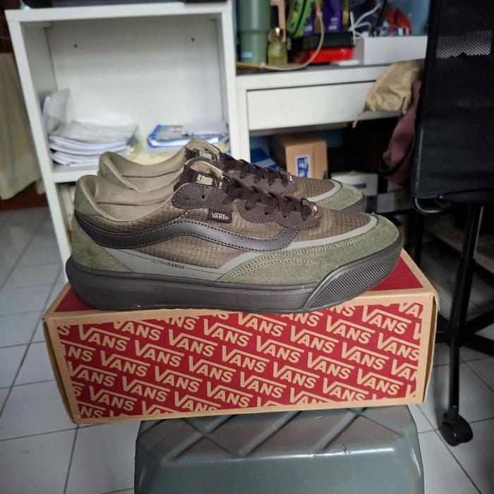 Sepatu Vans MTE Ultrarange 2.0 Se Ripstop Coal Brown Original - Size 46EUR