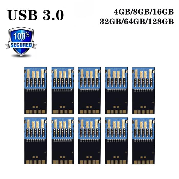 1-100PCS Wholesale UPD USB 3.0 Chip 4G 8GB 16GB 32GB 64GB 128GB