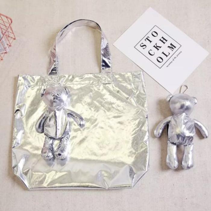 Tote Bag Beruang Shopping Bag Eco Friendly Bag Terbaru !!!