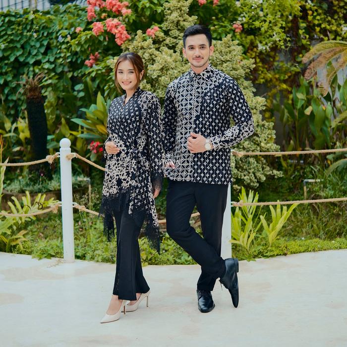 Diana Batik - COUPLE SET KIMONO LACE BATIK VISCOSE | Couple Set Batik Viscose
