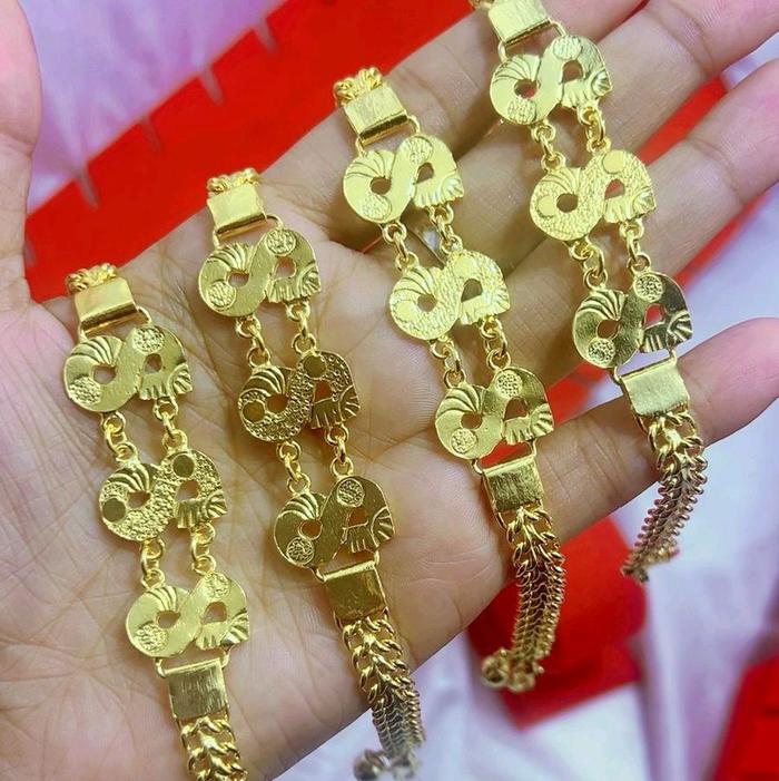 Gelang lapis kristal plat lapis kristal