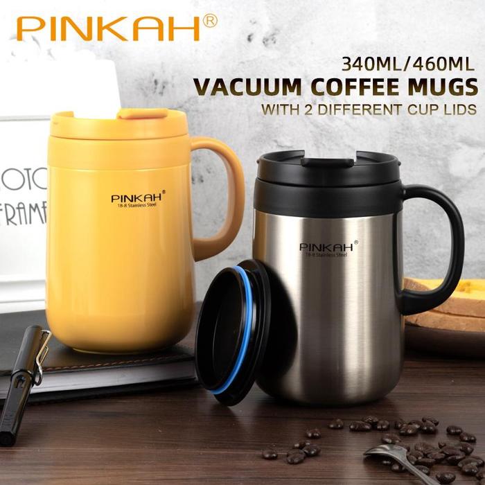 Hot Sale Pinkah Coffee Thermo Mug 340ml 460ml Office Vacuum Flasks
