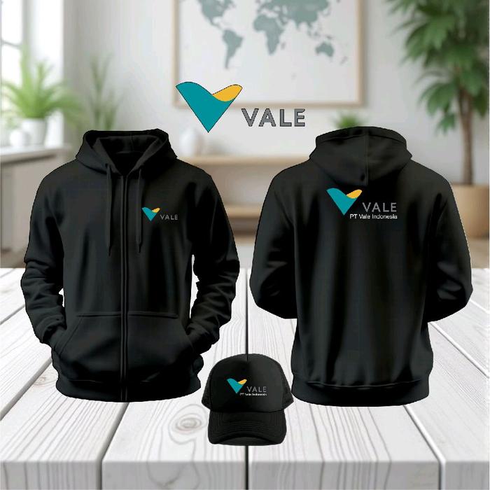 HOODIE ZIPPER  PT. VALE INDONESIA FREE TOPI