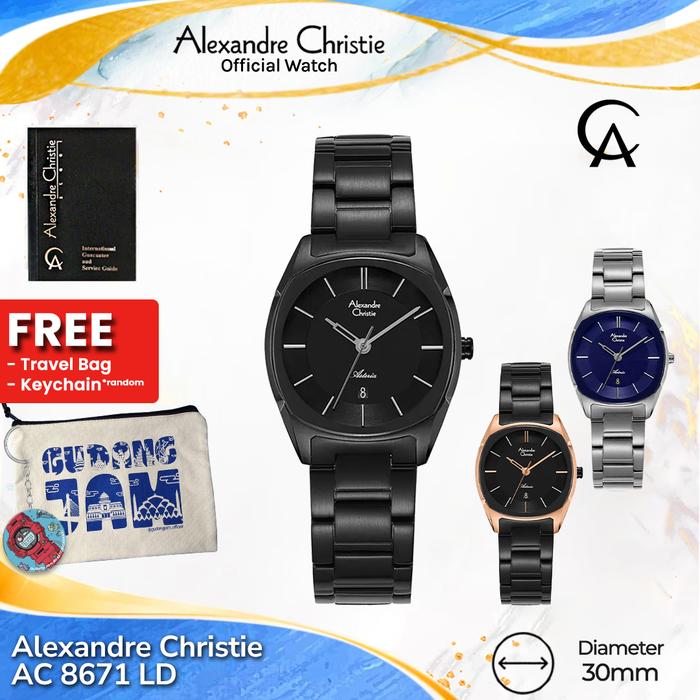 Alexandre Christie Wanita AC 8671 LD AC 8671 AC8671LD Stainless Steel Watches