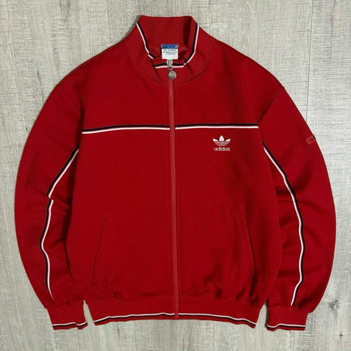 Jaket vintage adidas w.germany by descente tracktop size S-M