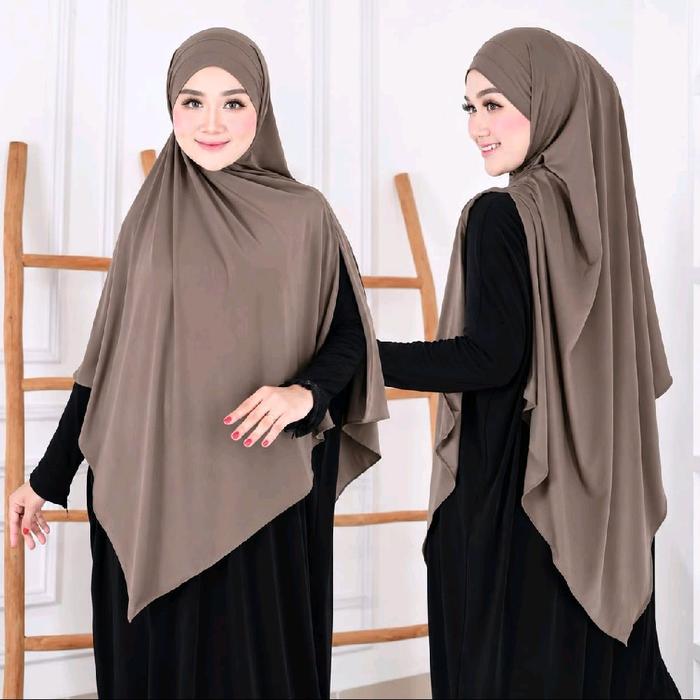 PASHBAN XL - PASHMINA BANDANA TALI JERSEY ZOYA HIJAB SYAR'I UMROH Bahan Jersey Joya Ukuran 170x75cm 