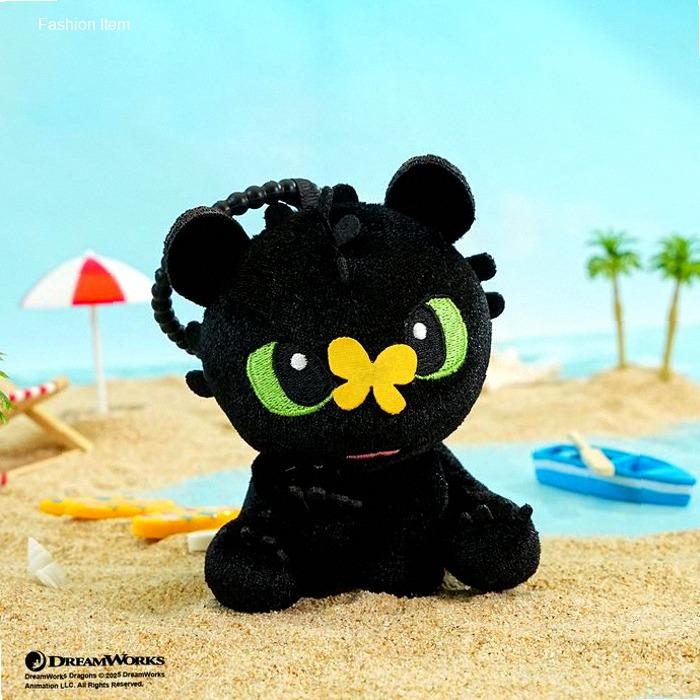 TOKKADO Toothless Doll Bag Charm Keychain Gantungan Kunci Tas Boneka Naga How to Train Your Dragon O