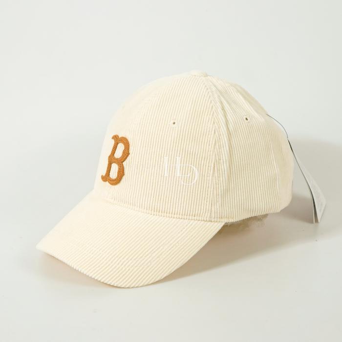 MLB Boston Redsox Corduroy Unstructured Ball Cap Cream (3ACPWC156-43CRD)