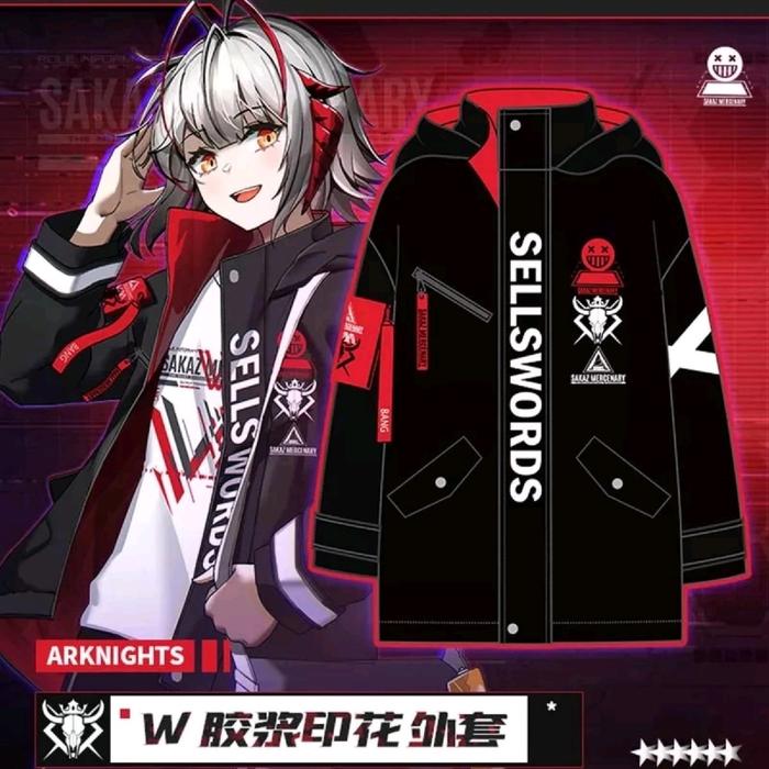 JAKET ANIME GAME ARKNIGHT W ARKNIGHT REUNION MOVEMENT PREMIUM