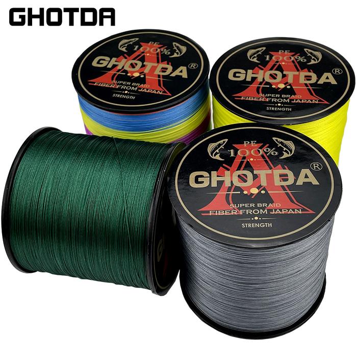 GHOTDA 300M 500M 12 Strands Braided Fishing Lines Multifilament PE
