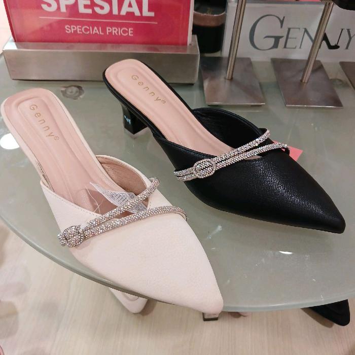 sepatu wanita mules heels 7cm GENNY ori dari matahari