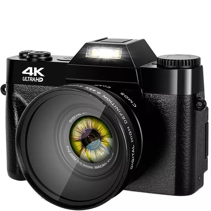 3" Flip Screen Digital Photography Camera 4K WIFI Webcam Vintage Vlog