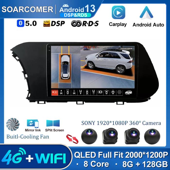 Android 13 For Hyundai I20 2020 - 2021 LHD Auto Radio Stereo