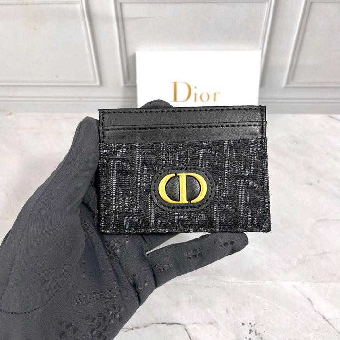 CARD HOLDER DOMPET KARTU BRANDED C'D 6011 BLACK MIROR