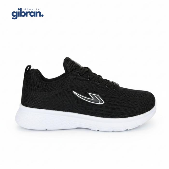 PROLEXUS CAESAR 02 L Black White 39-43 Sneakers Casual Unisex Ringan Anti Slip