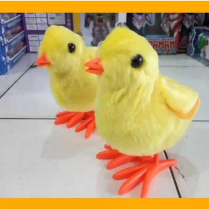 Mainan Anak Bayi Ayam Putar Jam Mainan Ayam Berjalan