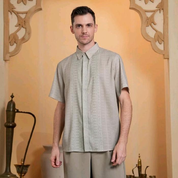 Amani Shirt Koko Pria Premium Koleksi Raya By HeavenLight