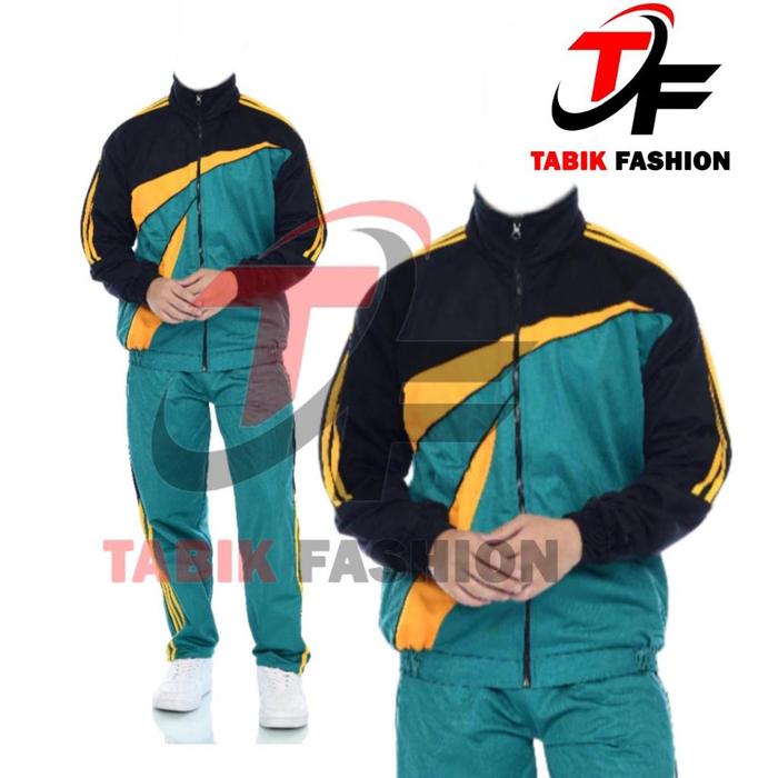 Stelan jaket training olahraga / jaket training olahraga Tabik