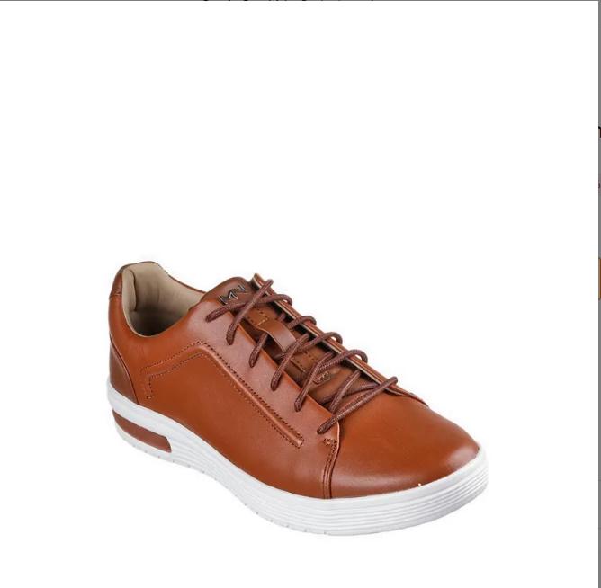 Skechers Sup-Air Men's Sneaker Coklat Original Sports Station Display Unit Sepatu Pria Nyaman dan St