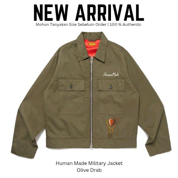 Human Made Military Olive Drab Jaket Original 100%