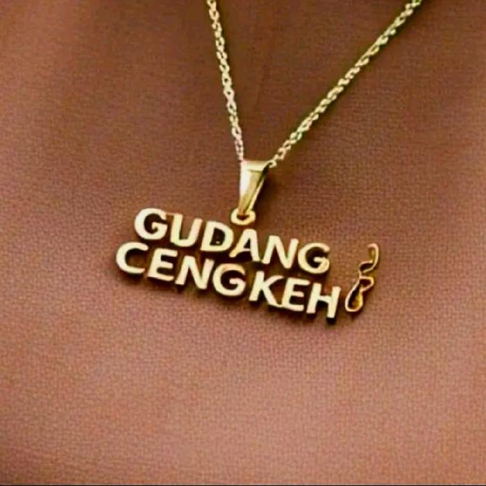 Liontin Gudang Cengkeh Unik Siap Kirim Kalung Aksesori Desain Menarik Harga Terjangkau