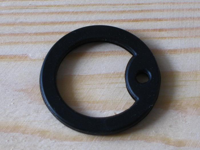 Silicone Silencer For Id Tag / Dog Tag - Black