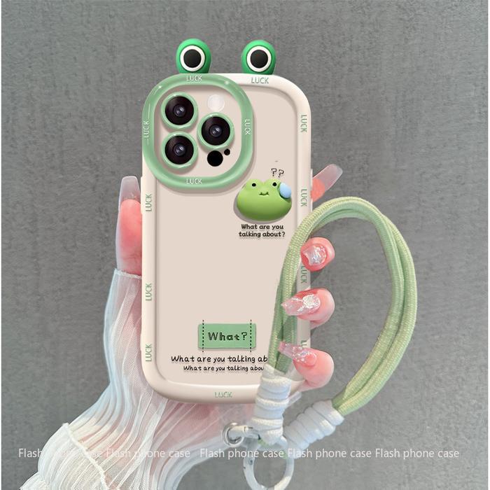 Boneka 3D Katak Kartun Casing HP Untuk Samsung A05S A06 A16 A55 A05 A35 A54 A03 A12 A32 A04 A03S A25