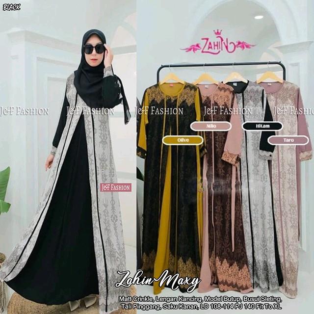 Gamis Wanita Mewah Lebaran Terbaru Dress Pesta Sultan Premium Zahin Elsa Zeina Stella Elegan