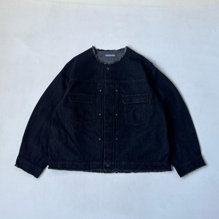 WYM Cut Of Denim Jacket Gray