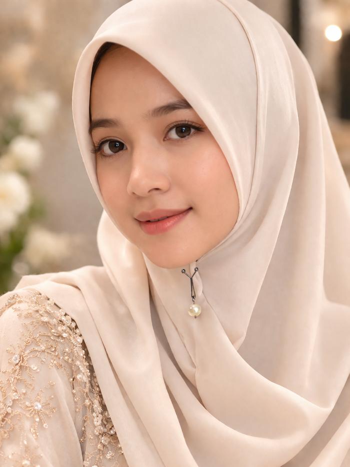 Klip Hijab Mutiara Premium Jarum Turkey Anti Karat Peniti Hijab Elegant Simple Fashion Aksesoris Hij