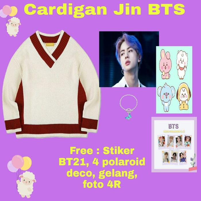 Cardigan Jin BTS / Cardigan Premium