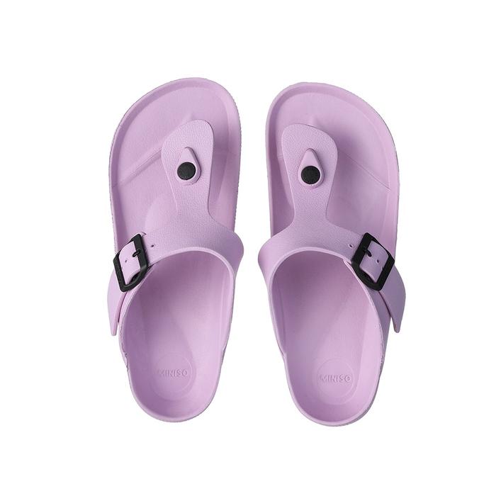 Miniso Sandal Jepit Wanita Sandal Fashion  Flip Flops Nyaman Model Kapal Sendal Kolam Renang Pantai 