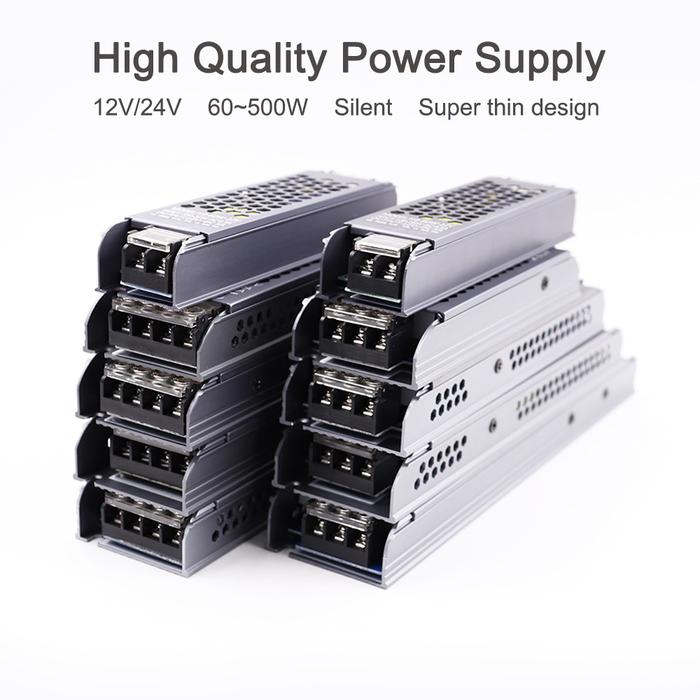 12V 24V LED Power Supply PSU 500W 400W 300W 200W 100W 60W LED Driver