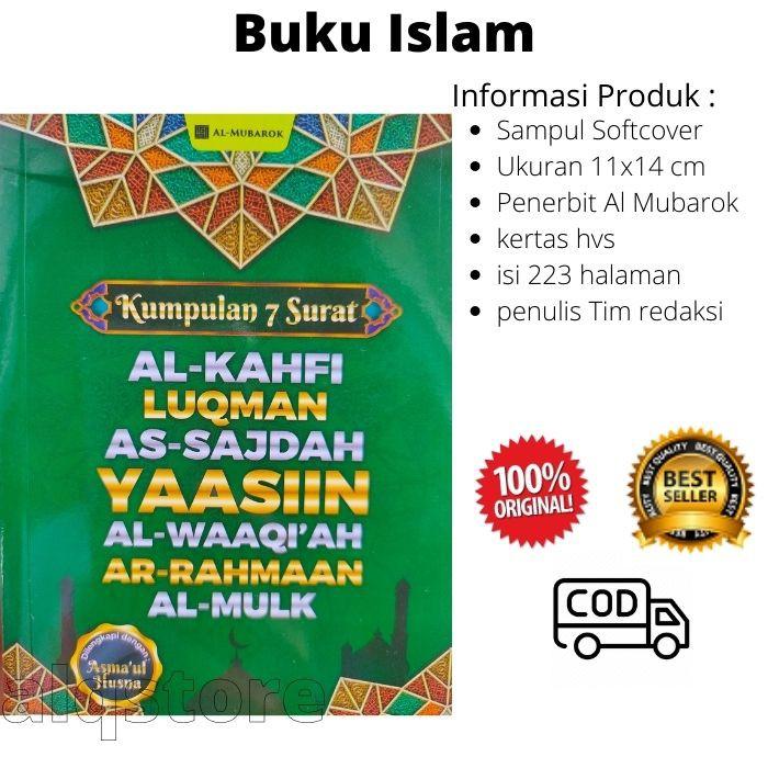 Kumpulan 7 Surat Yasin Al Kahfi As Sajdah Luqman Al Mulk Al Waqiah Ar Rahman Alquran Terjemah Latin