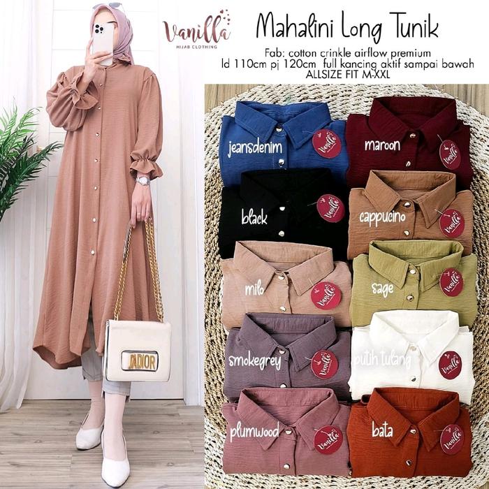 MAHALINI LONG TUNIK KRINGKEL PREMIUM