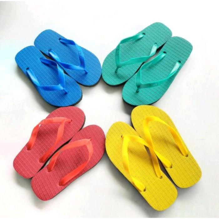 [1 pak 6 psg] sandal jepit MELY ANAK ukuran tanggung 7.5 8 8.5 - sendal japit melly GROSIR