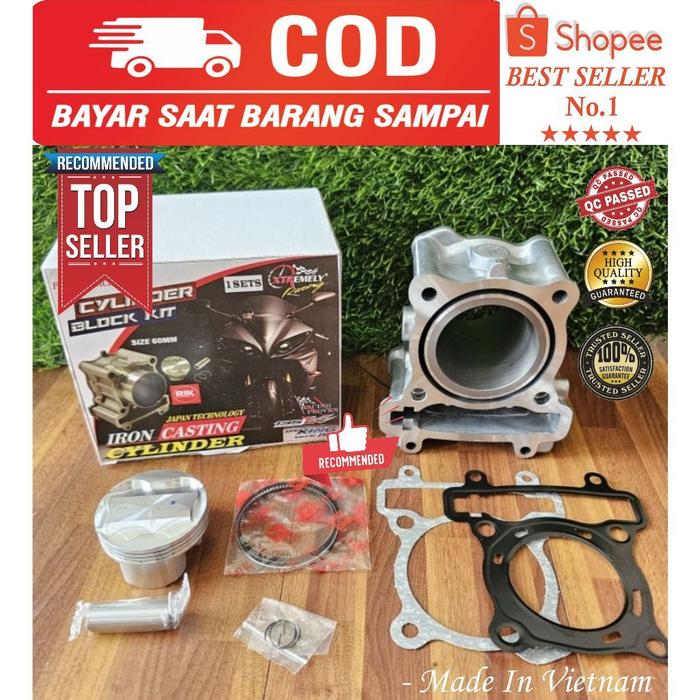 FREEPRODUK ASLI BLOK BORE UP JUPITER MX OLD NEW VIXION OLD NEW R15V2 XABRE MX KING XTREME RACING