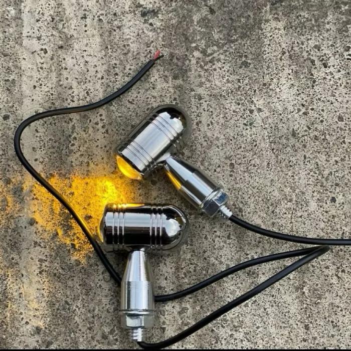 lampu sein sen palu full besi krome pnp cb gl cb100 tiger rx king universal