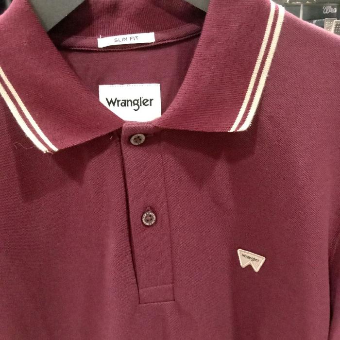 WRANGLER KAOS POLO CASUAL PRIA ORIGINAL 100%