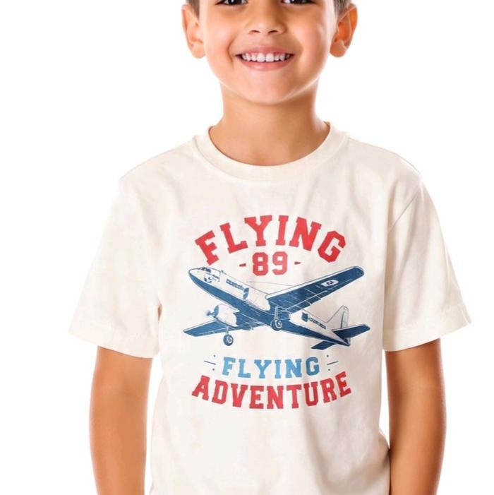 Kaos Anak Karakter Air Force 89 Flying Adventure Baju Anak Lengan Pendek