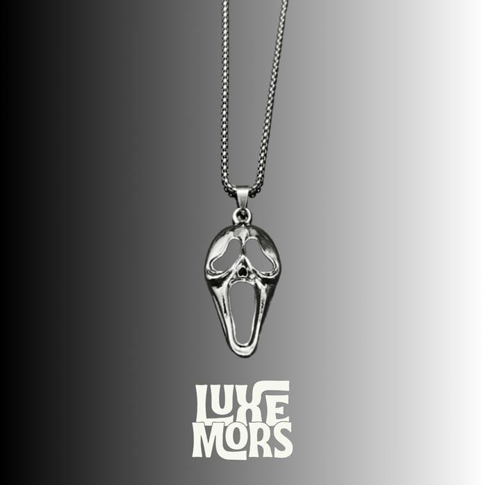 MASK NECKLACE / KALUNG TOPENG MASKER TENGKORAK SKULL NECKLACE / KALUNG CROSS SALIB KALUNG RANTAI HIP