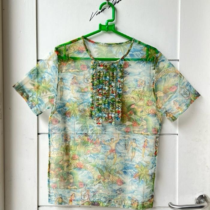 DSQUARED2 Hawaii Mesh T-shirt