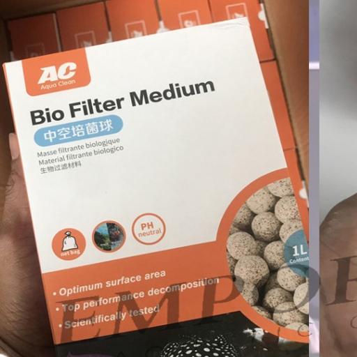Aqua Clean Hollow Bio Bead 1L | Bio Filter Medium | Media Biologis