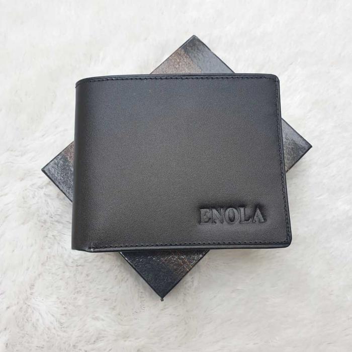 Dompet Pria Kulit Asli ENOLA Dompet Lipat Cowok Laki Originall
